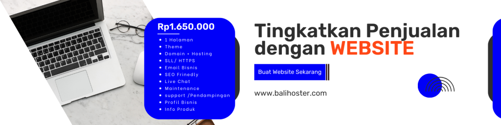 promo pembuatan website bulan ini di balihoster